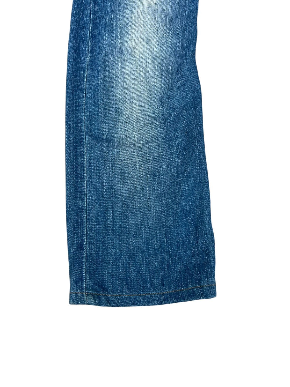 Japanese Brand Mud Wash Denim Double Waist Dominate Handcrafted Jeans Size US 30 / EU 46 - 8 Thumbnail