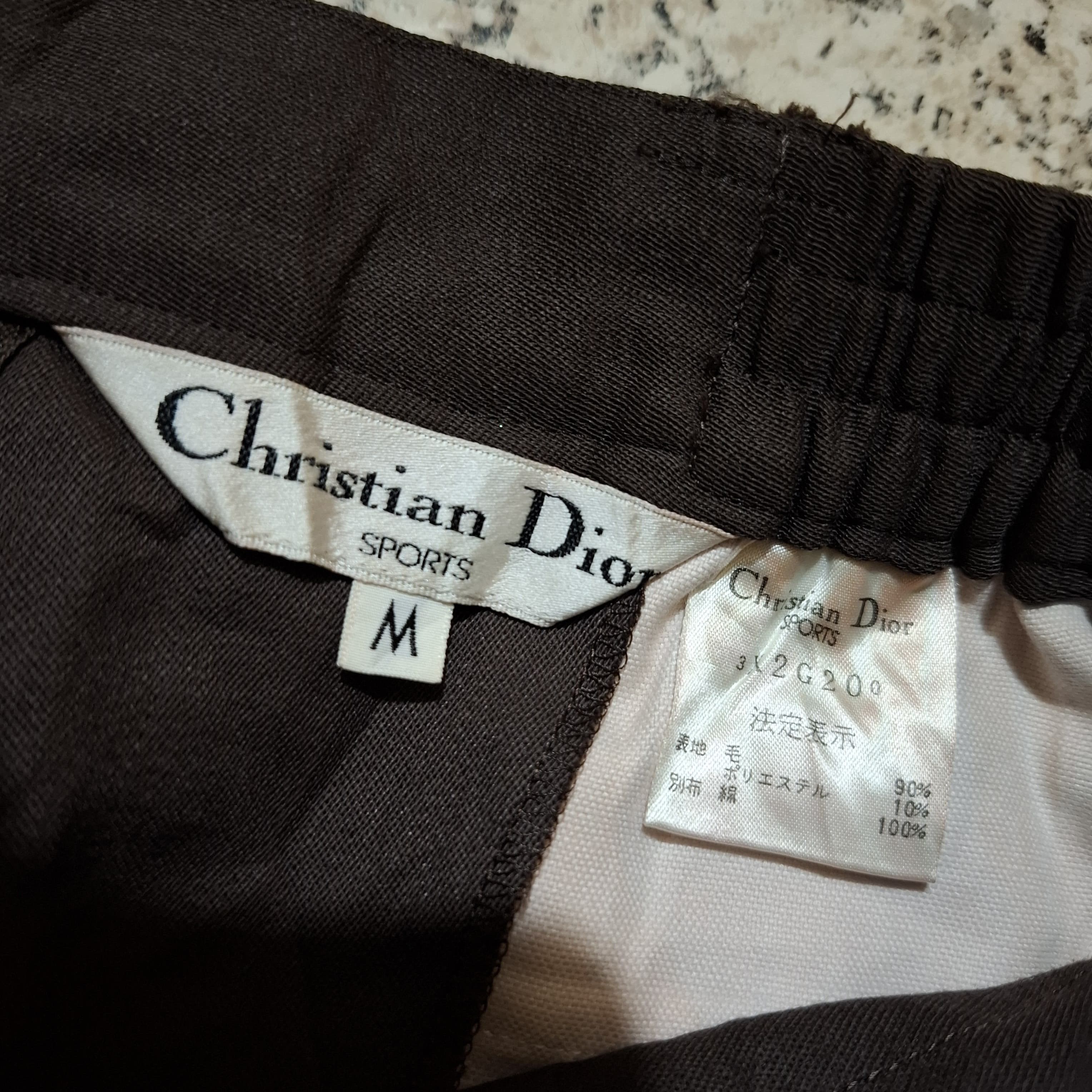 Dior Vintage Christian Dior Sports Japan Wool Blend Skirt Size 26" / US 2 / IT 38 - 9 Thumbnail