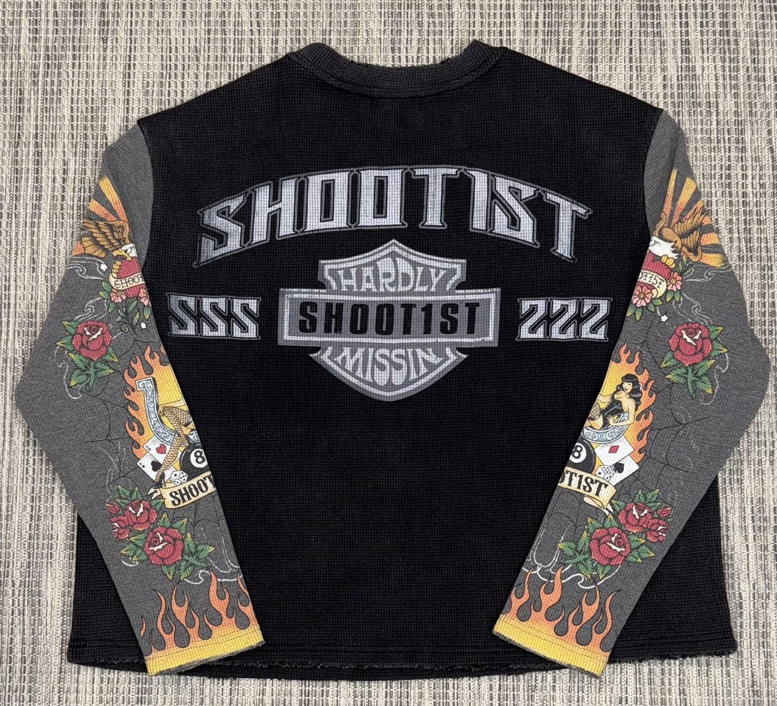 Other Shoot1st Studios Black Hardly Missin Thermal L/S Size US XXL / EU 58 / 5 - 4 Thumbnail