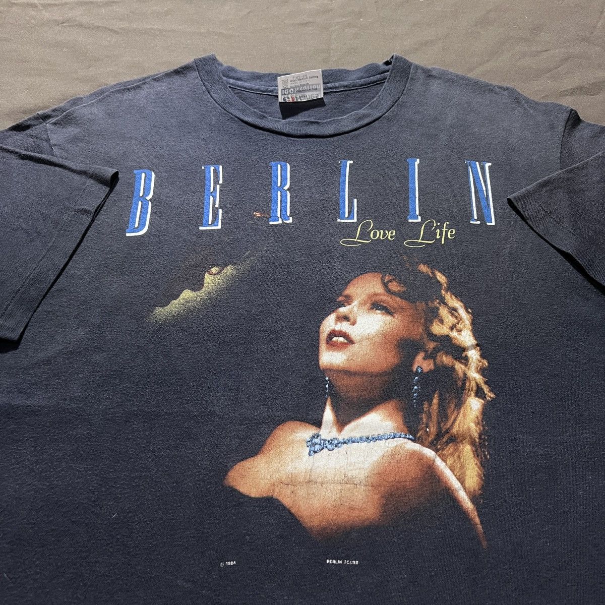 Band Tees Vintage 80s Berlin Concert Tour Tee Faded Electronic Rock Size US L / EU 52-54 / 3 - 2 Thumbnail
