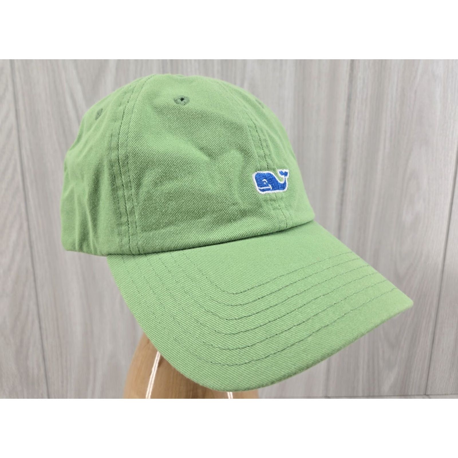 Vineyard Vines Vineyard Vines Hat Baseball Cap StrapBack Green Adjustable Whale Logo Unisex Adults Casual Adjustable Green Logo Baseball Cap Size ONE SIZE - 4 Thumbnail