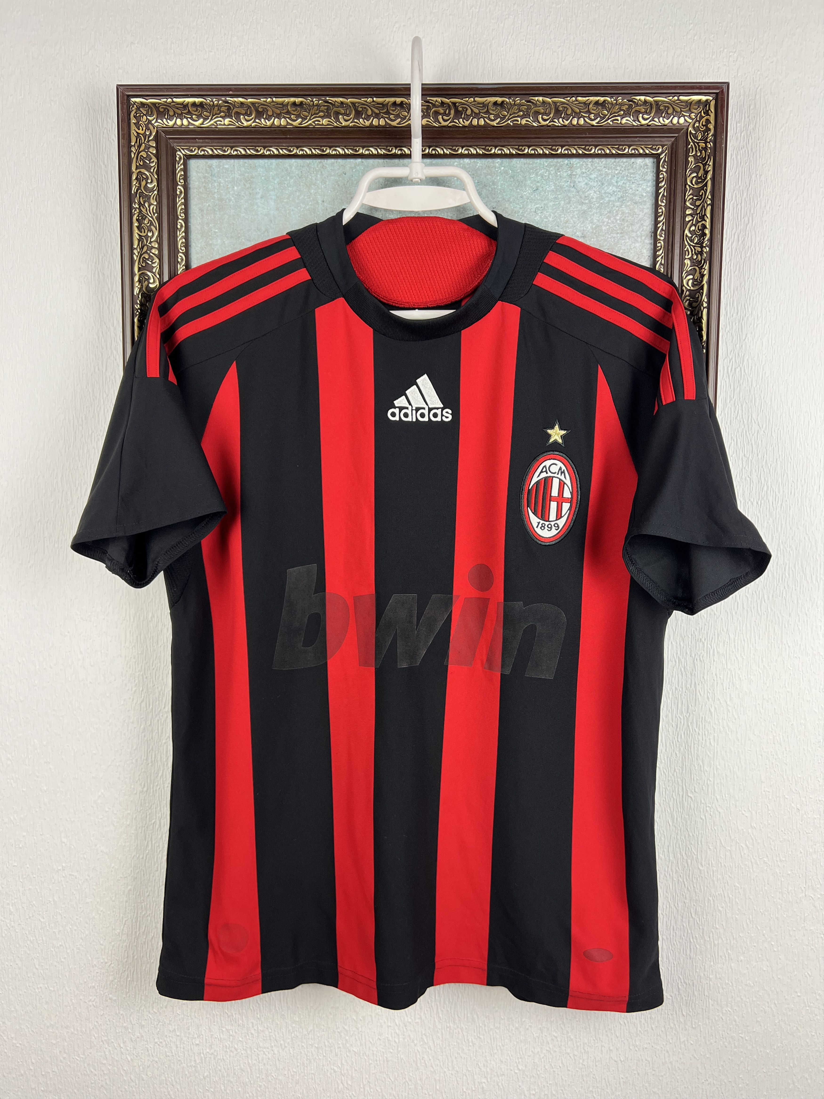 Adidas AC Milan football shirt Soccer Maglia Jersey Size Boys L Size US XXS / EU 40 - 1 Thumbnail