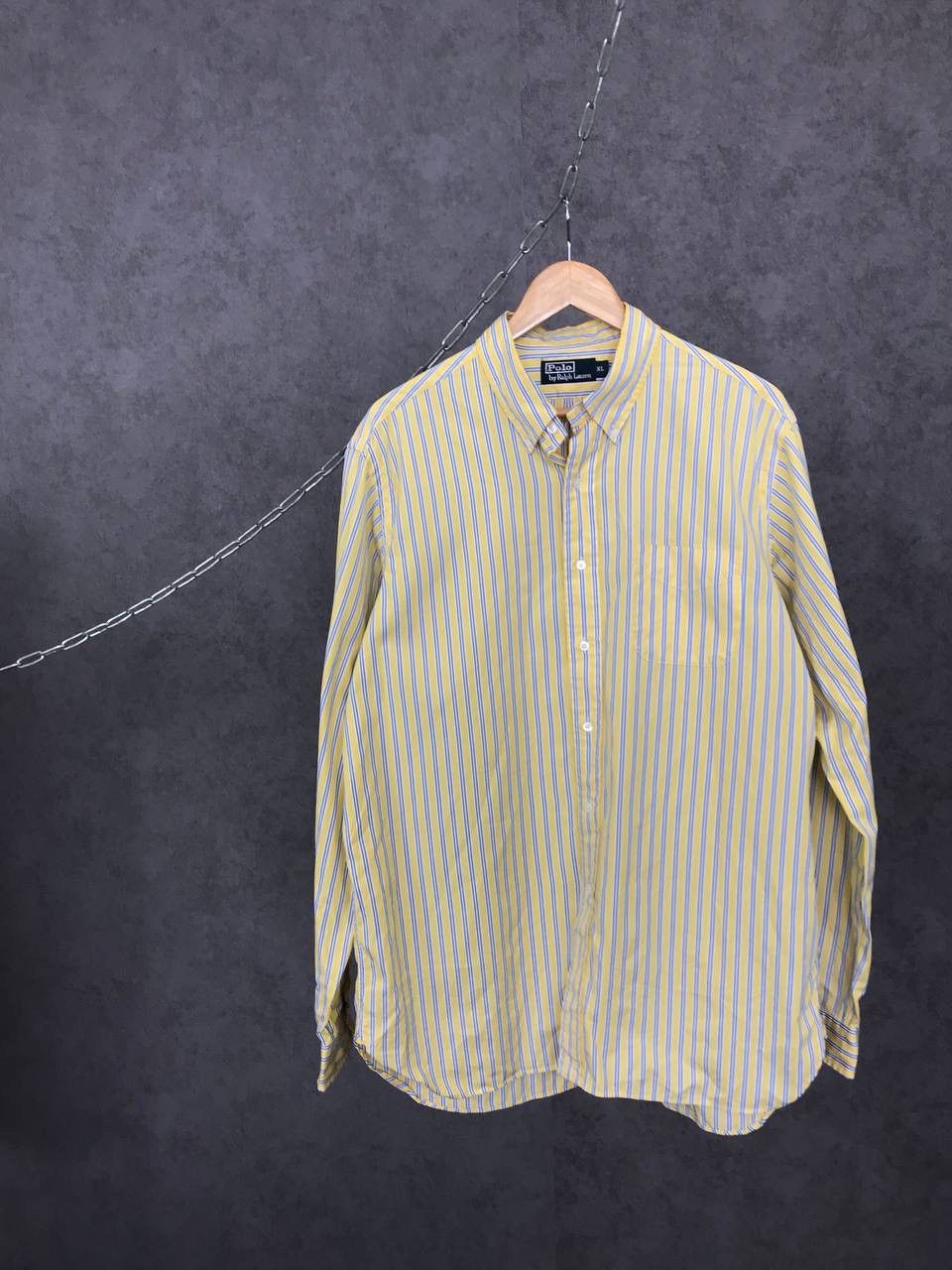 Polo Ralph Lauren Polo Ralph Lauren vintage designer striped shirt Size US XL / EU 56 / 4 - 1 Thumbnail