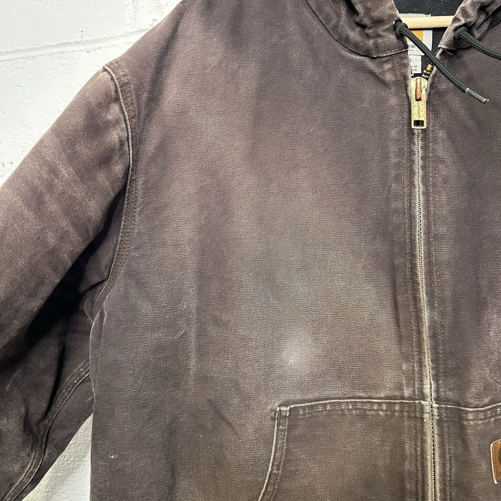 Carhartt Vintage Carhartt Hooded Active Jacket “Dark Brown” J130 DKB Size US XL / EU 56 / 4 - 5 Thumbnail