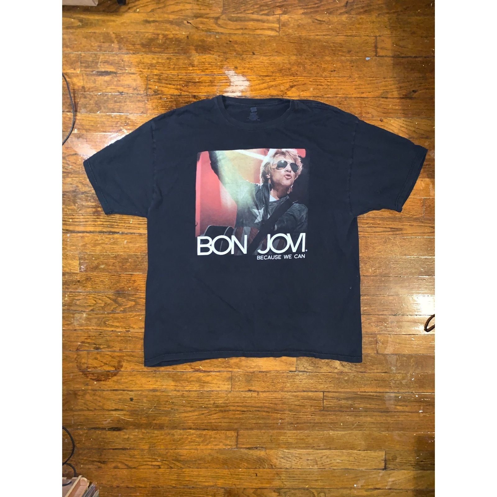 Band Tees Bon Jovi Because We Can Tour 2013 T Shirt 2XL Black Band Tee Size US XXL / EU 58 / 5 - 3 Thumbnail