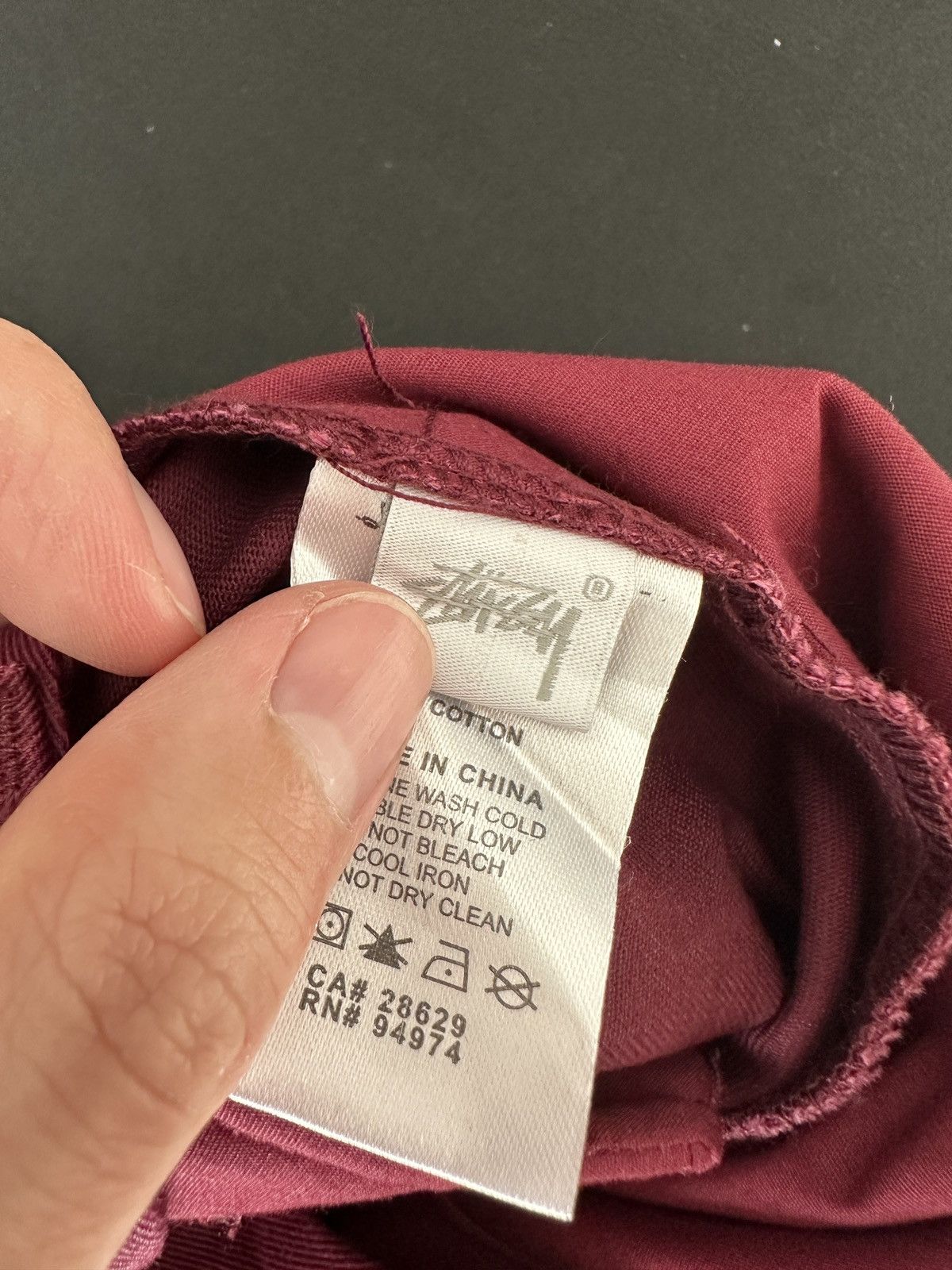Stussy Chino Dress Pants Burgundy Size US 38 / EU 54 - 8 Thumbnail