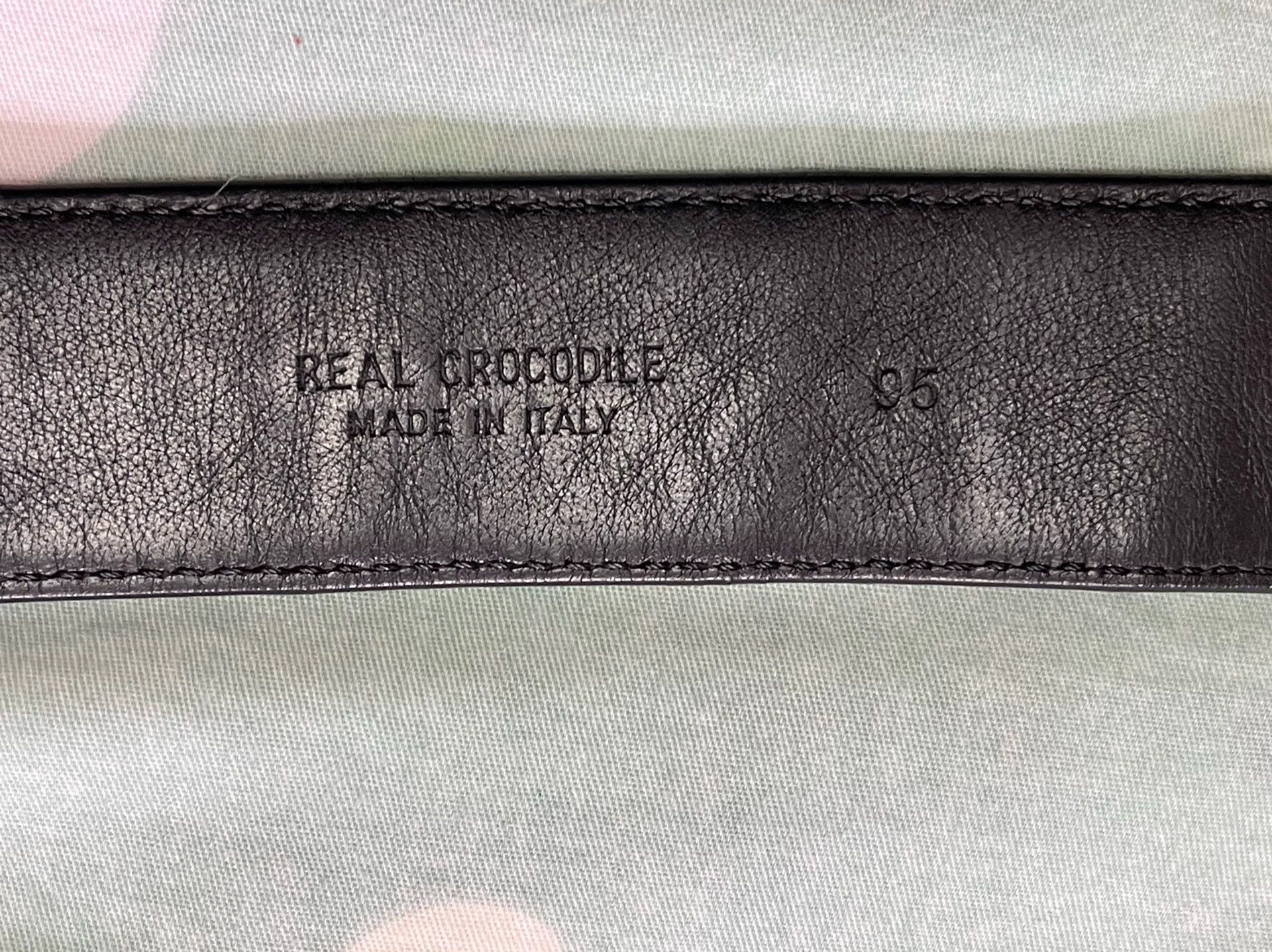 Stefano Ricci SR Premium Black Belt Men's 95 Size ONE SIZE - 4 Thumbnail