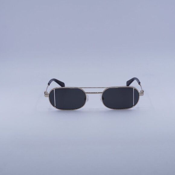 Off-White Off-White Off-White OERI14H LYNN 7606 Sunglasses Gold Oval Size ONE SIZE - 3 Thumbnail