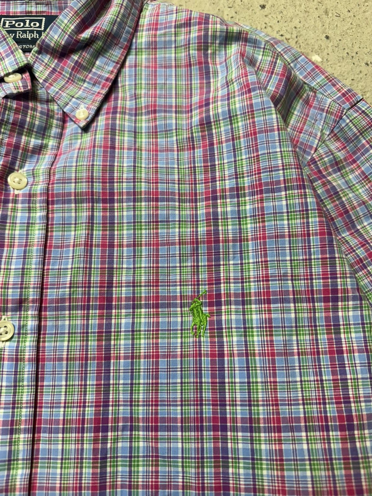 Polo Ralph Lauren × Ralph Lauren × Vintage Vintage 90s Polo Ralph Lauren Embroidered Button Up Y2K Size US L / EU 52-54 / 3 - 5 Thumbnail