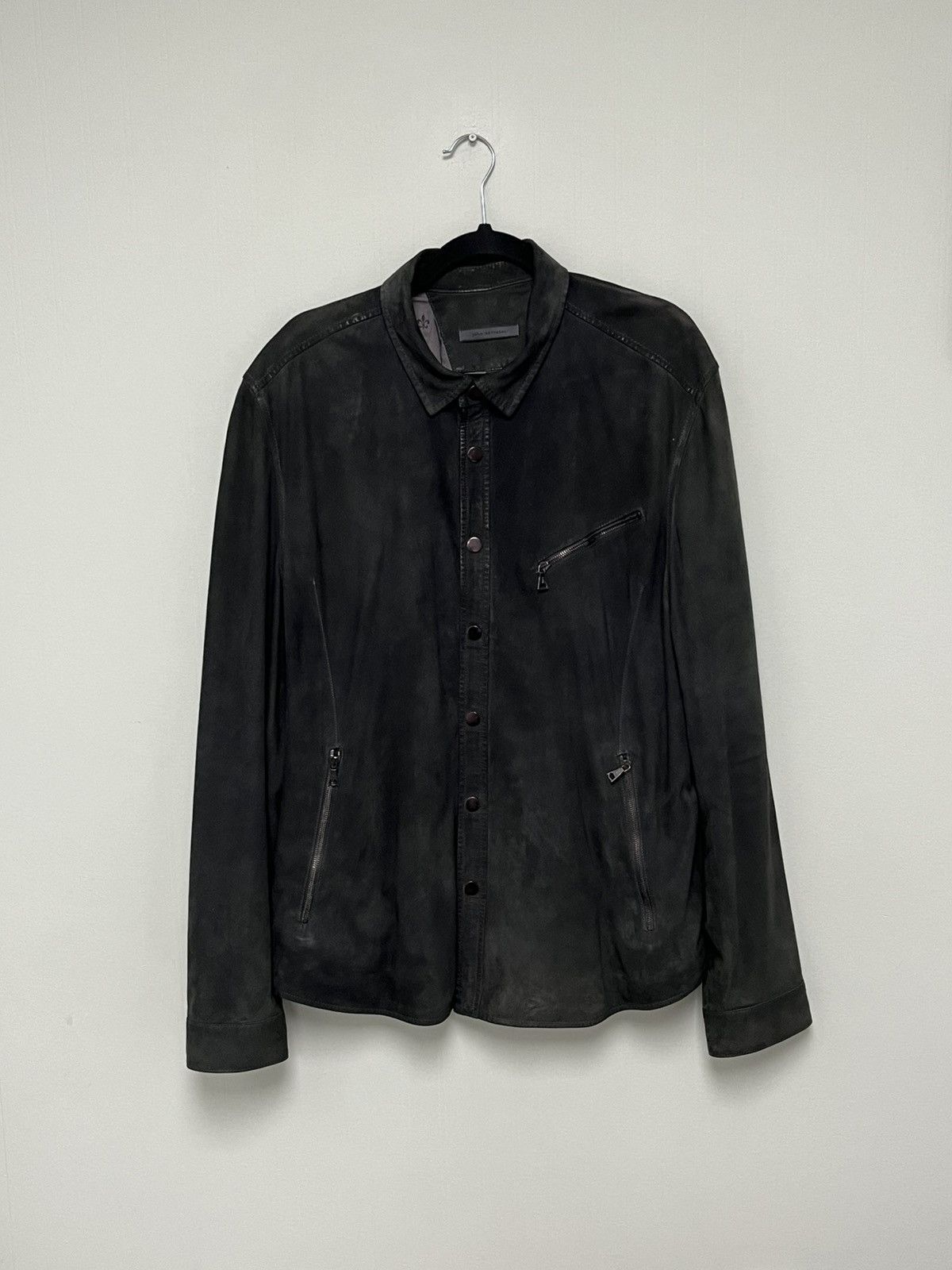 John Varvatos Kadd goat suede shirt jacket. 58 Size US XXL / EU 58 / 5 - 10 Thumbnail
