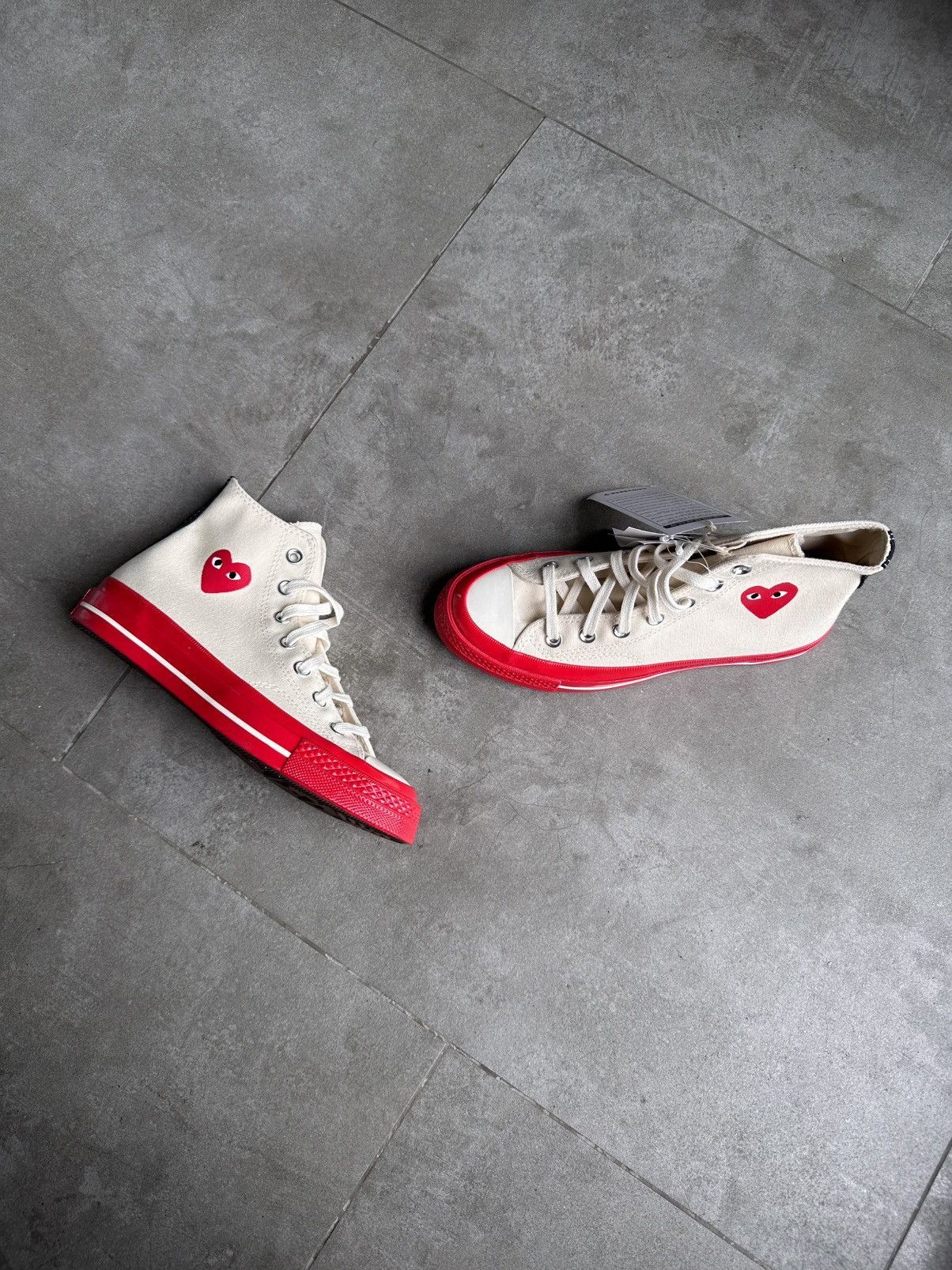 Comme des Garcons PLAY × Converse CDG PLAY x CONVERSE HI CHUCK TAILOR 70 Size US 6.5 / IT 36.5 - 7 Thumbnail