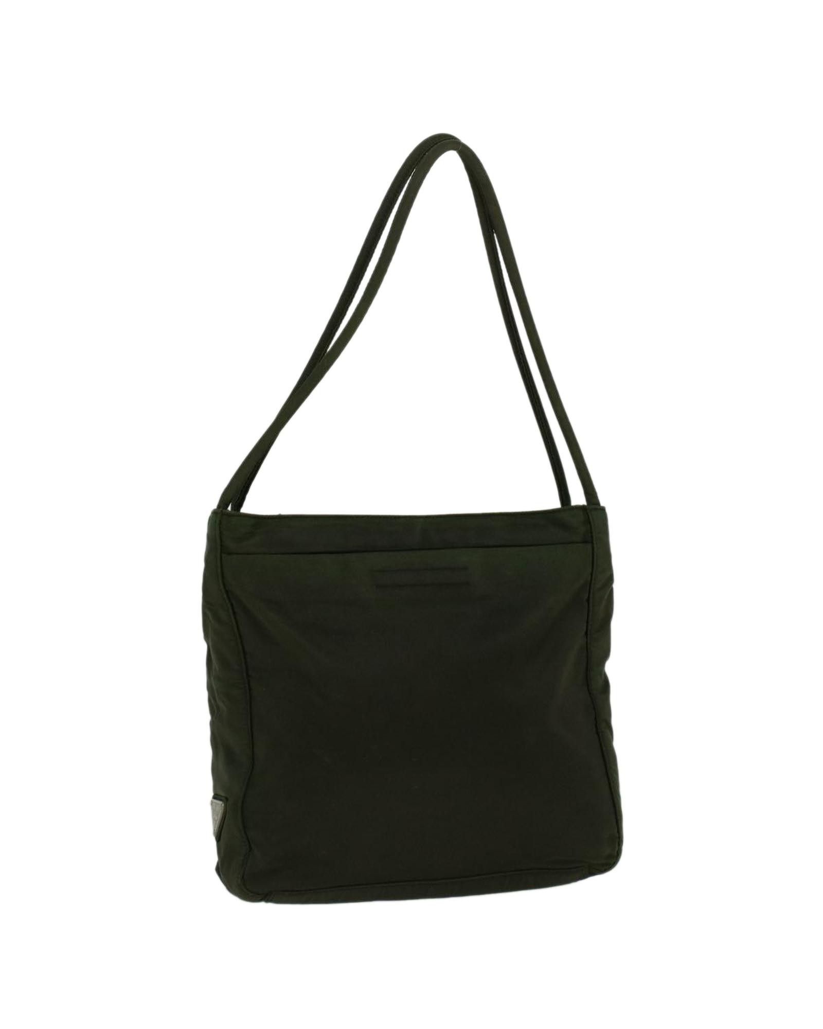 image of Prada Khaki Synthetic Crossbody Bag, Women's