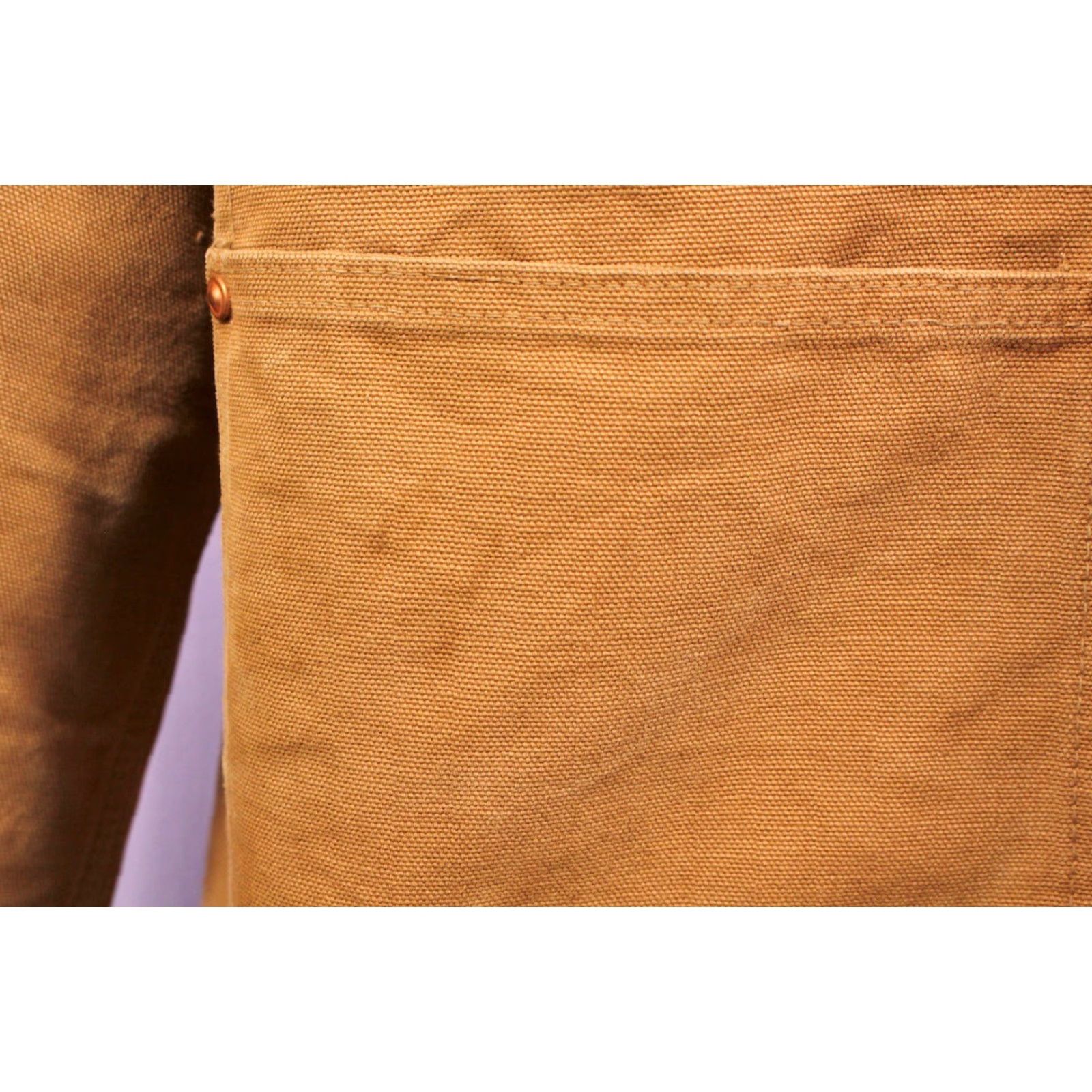 Carhartt VINTAGE Carhartt Chore Jacket Shirt 70s 1970s Men's Tan Brown Size 50 Work Jacket Mens Size US M / EU 48-50 / 2 - 7 Thumbnail