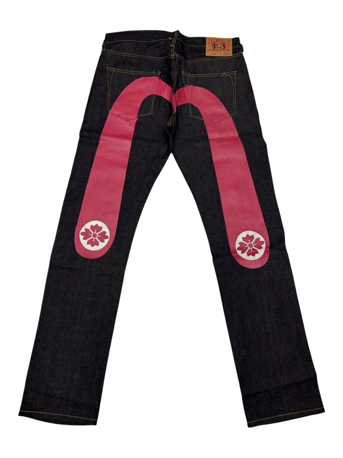 Japanese Brand Evisu Daicock Selvedge Denim Jeans Size US 34 / EU 50 - 3 Thumbnail