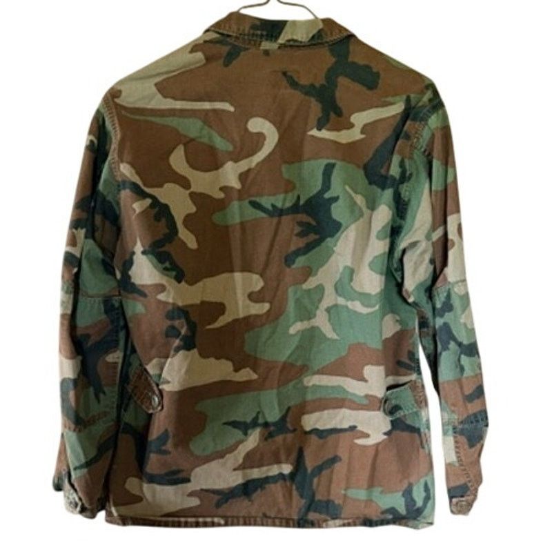 Other US Military Woodland Camo Field Jacket Shirt Medium 1980s Size US M / EU 48-50 / 2 - 6 Thumbnail