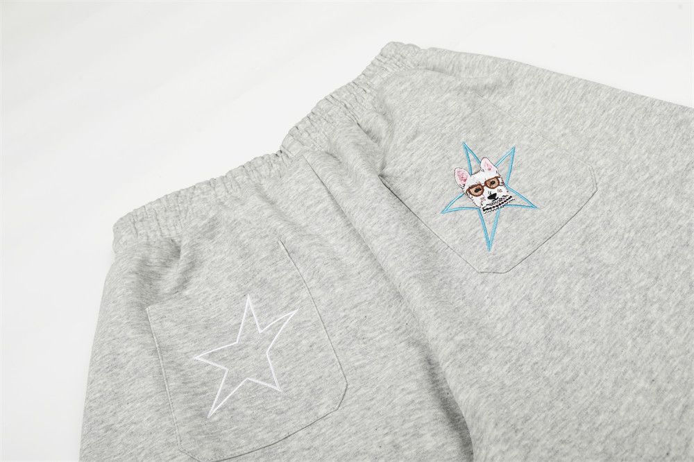 Japanese Brand Men's Loose Casual Star Embroidered Cartoon Scimitar Pants Size US 32 / EU 48 - 5 Thumbnail