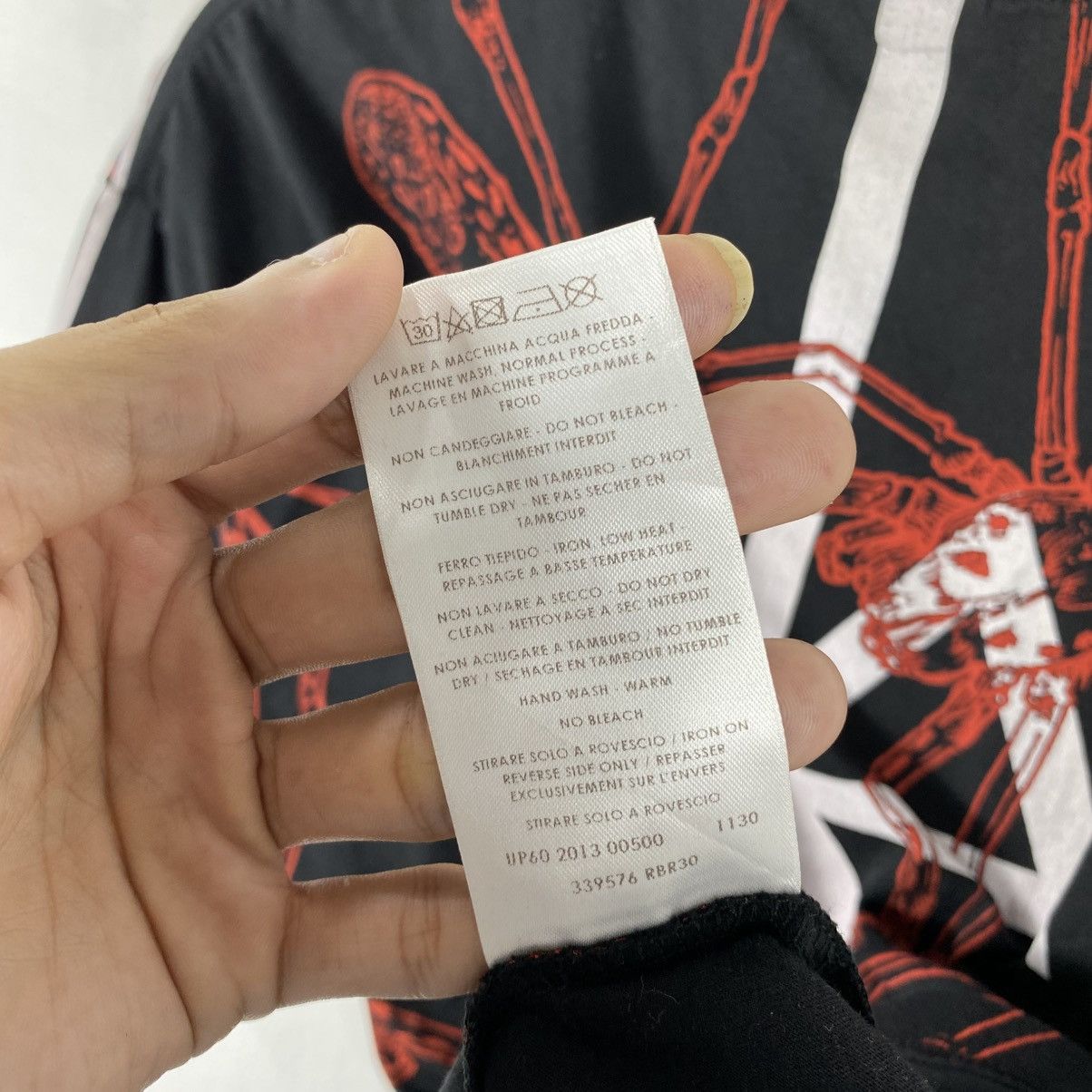 Alexander McQueen × McQ Alexander McQueen ALEXANDER McQUEEN Spider Web Tattoo Print Graphic Tee Size US M / EU 48-50 / 2 - 10 Thumbnail