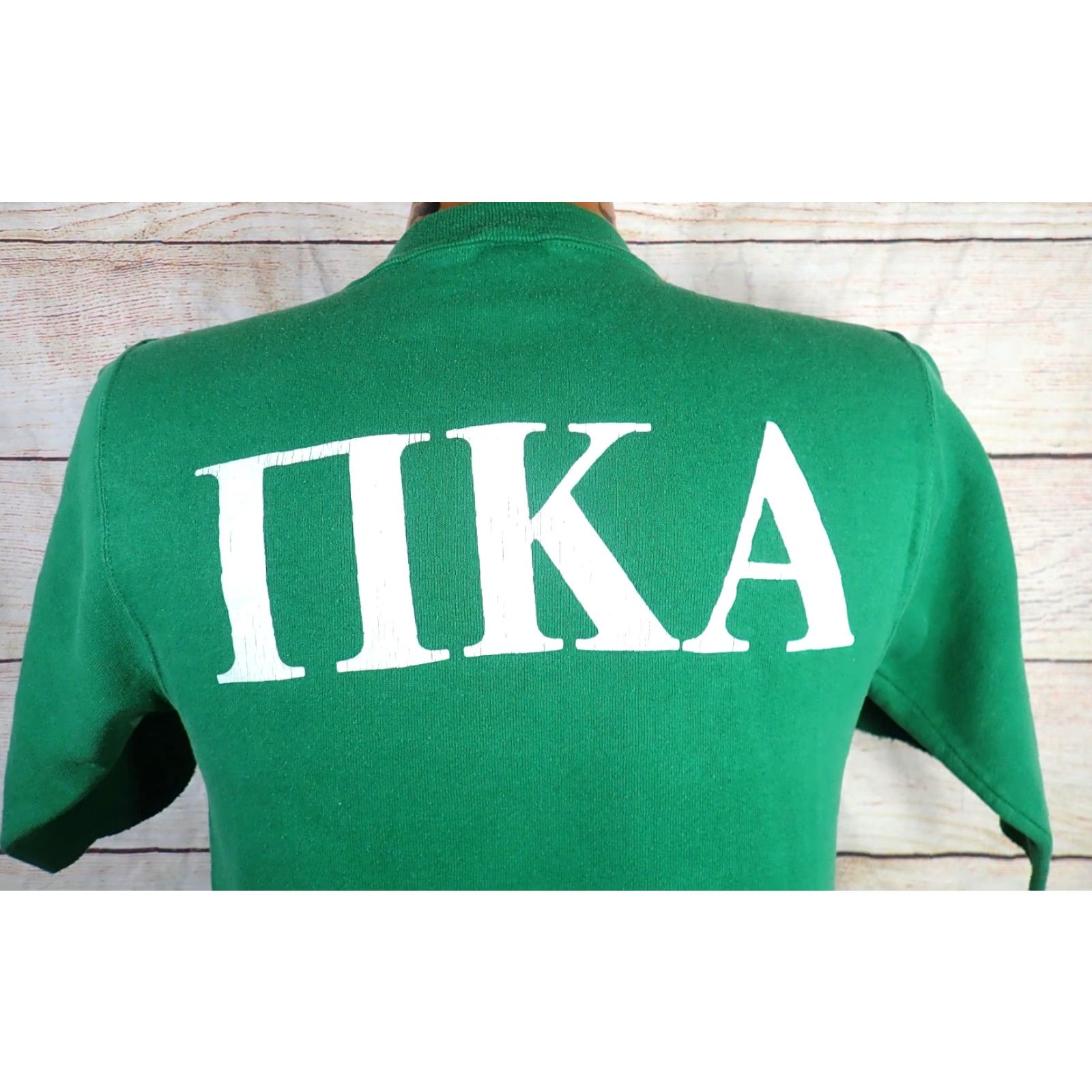 Russell Athletic VINTAGE Russell Athletic PI KAPPA Alpha University of Missouri Sweatshirt Green S Men 3/4 Sleeve Crew Neck Pullover 60s 70s 80s 90s Size US S / EU 44-46 / 1 - 4 Thumbnail