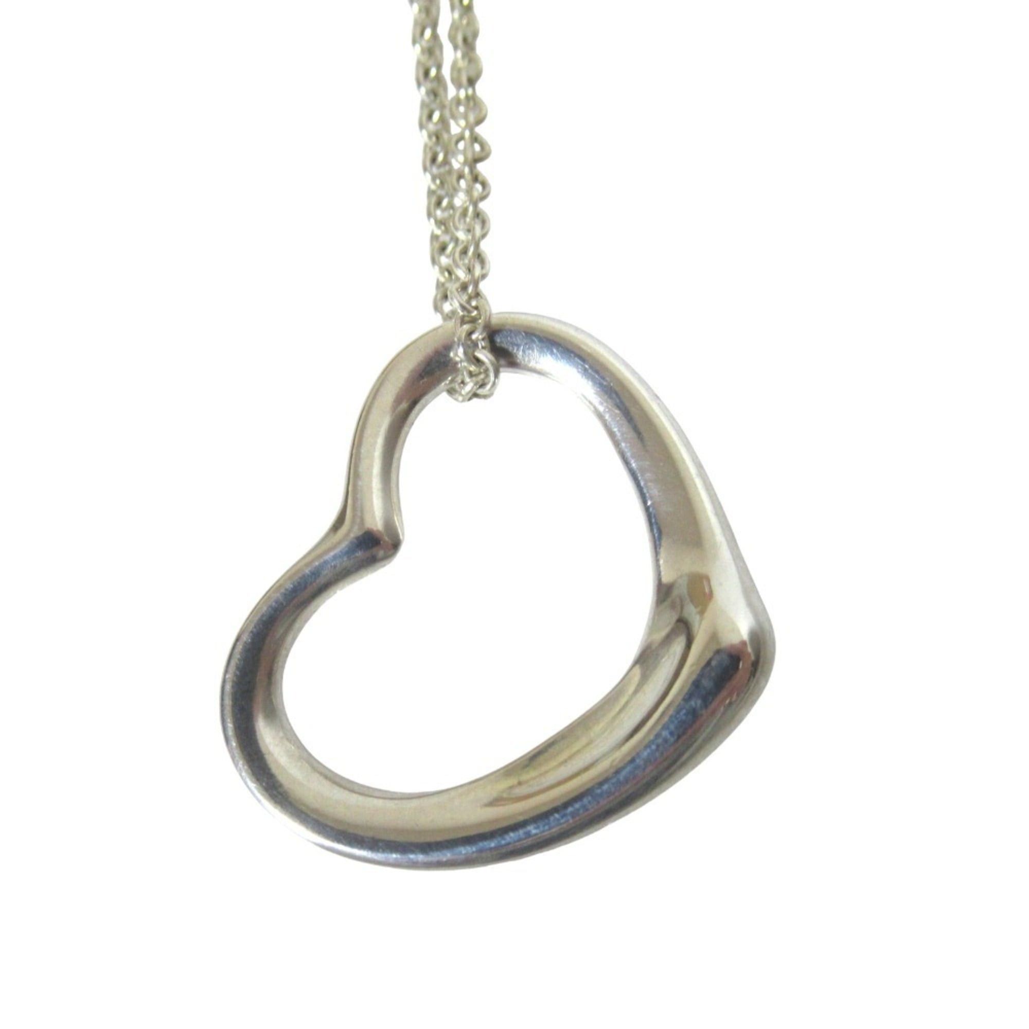 Tiffany & Co. Tiffany & Co. Elsa Peretti Open Heart Necklace Pendant, 925 Sterling Silver, Women's Size ONE SIZE - 1 Thumbnail