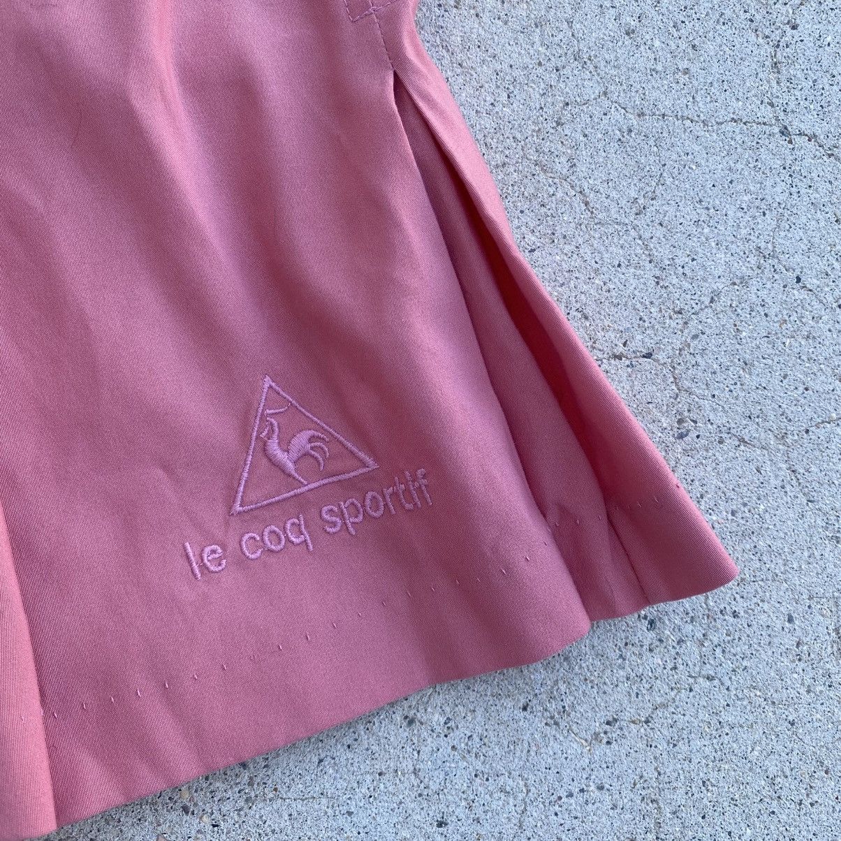 Vintage Le Coq Sportif Skirt Pink 1990s Made In Usa, Women's (Size 28) — image 2 of 6