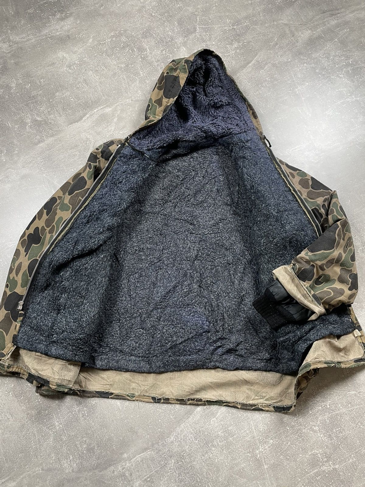 Vintage Rare Military Cotton Camo Linned Zip Jacket Made in USA Size US M / EU 48-50 / 2 - 8 Thumbnail