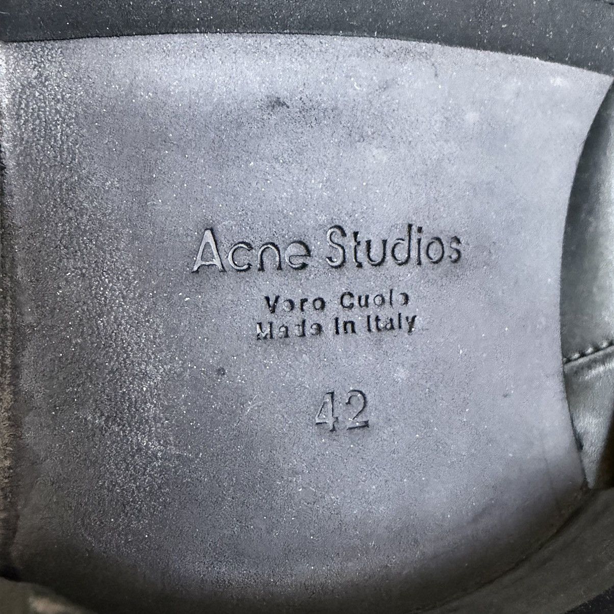 Acne Studios Acne Studios Chrome Gradient Zip Up Heel Engineer Boots Size US 9 / EU 42 - 6 Thumbnail