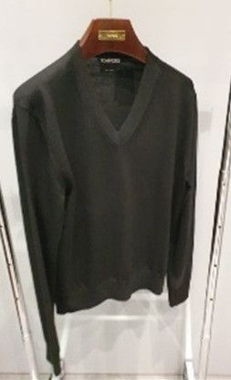 image of Tom Ford O1Loc1C0224 Tfk100Sz- Knitwear In Dark Brown, Men's (Size Medium)