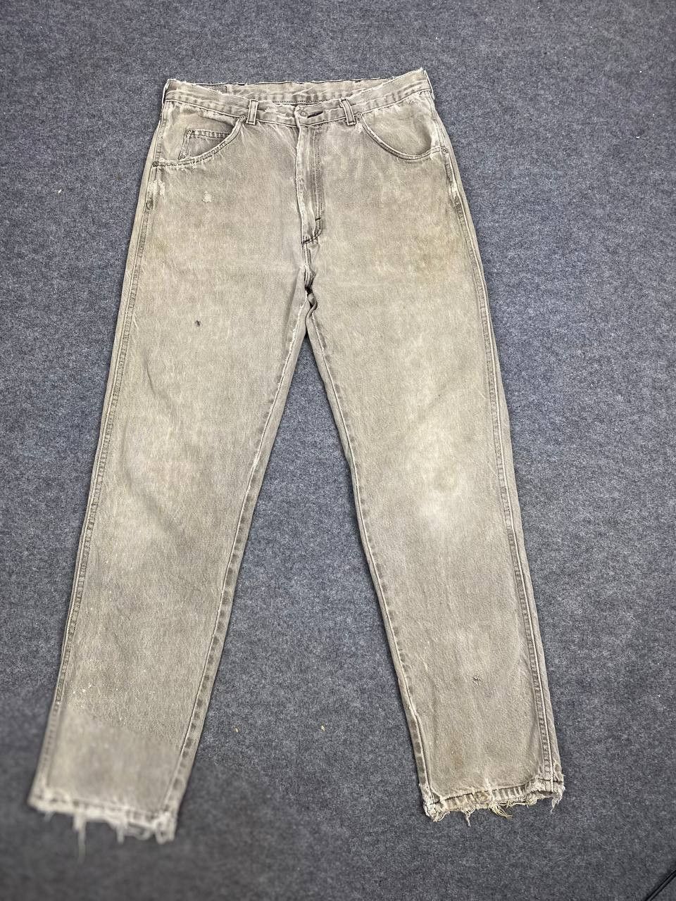 Wrangler vintage wrangler distressed denim nice design Size US 34 / EU 50 - 9 Thumbnail