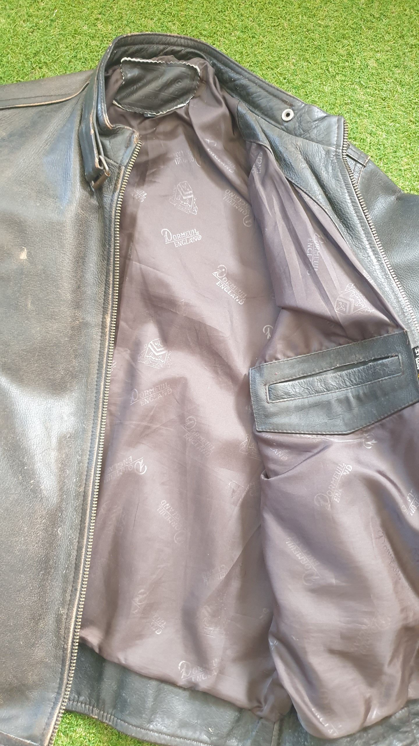 Vintage SHEEPSKIN LEATHER JACKET Size US L / EU 52-54 / 3 - 14 Thumbnail