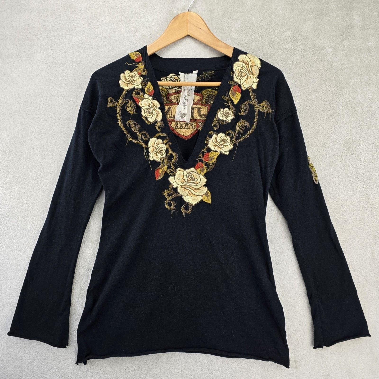 Johnny Was Johnny Was JWLA Embroidered Tunic Small Born Fee Floral Wing Size S / US 4 / IT 40 - 1 Thumbnail