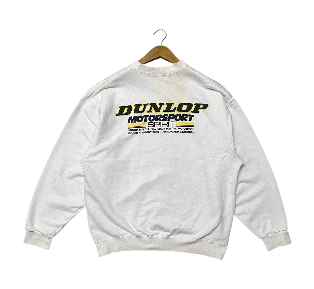 Dunlop Vintage 90s Dunlop motorsport spirit sweatshirt Size US L / EU 52-54 / 3 - 2 Thumbnail