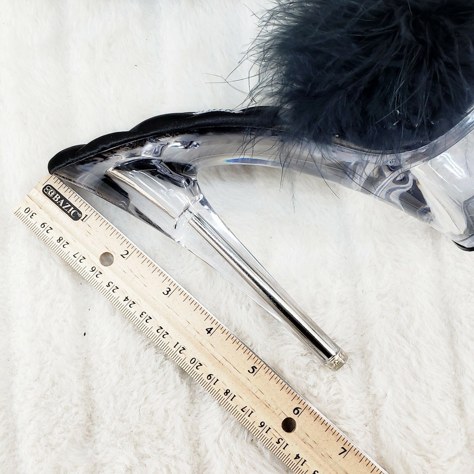 Other Maren Marabou Feather Slip On Platform Sandals 6" Stiletto H Size US 10 / IT 40 - 3 Thumbnail