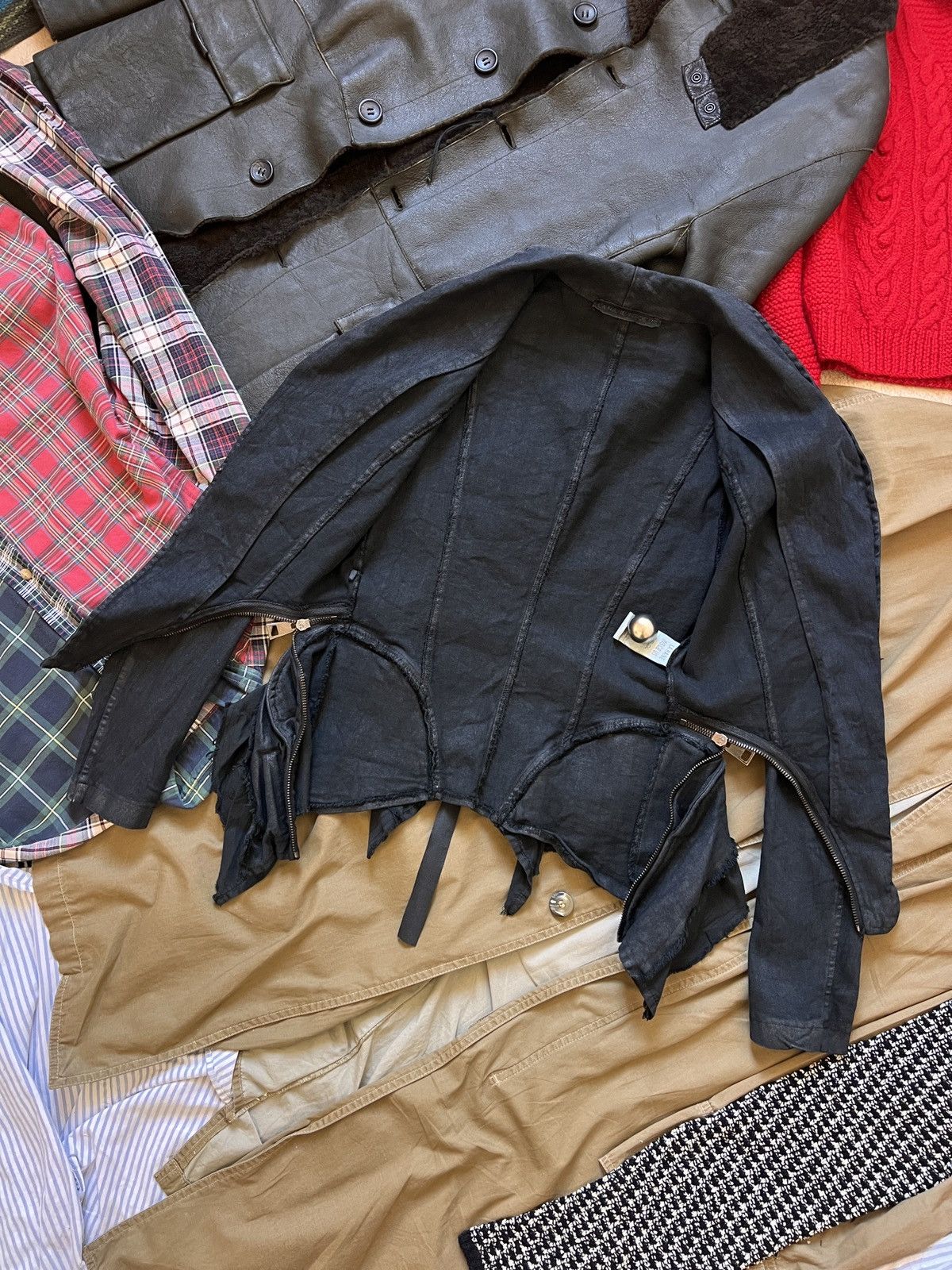 La Haine Inside Us La Heine Inside Us 4B Melodic Avant Garde Jacket Rick Owens Size XS / US 0-2 / IT 36-38 - 4 Thumbnail