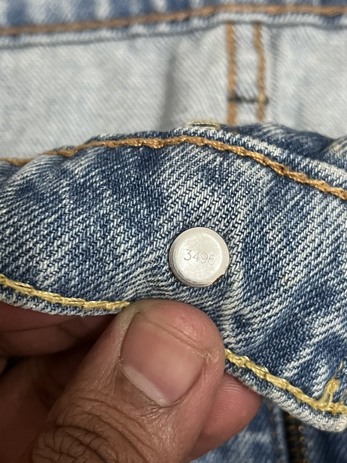 Levi's × Levi's Vintage Clothing Vintage Levis 512 Distressed Style Denim Size US 34 / EU 50 - 13 Thumbnail