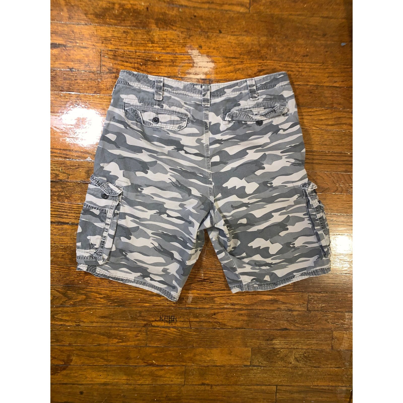 Lee Lee Camo Cargo Shorts Size 36 Camouflage Military Y2K Baggy Size US 36 / EU 52 - 3 Thumbnail