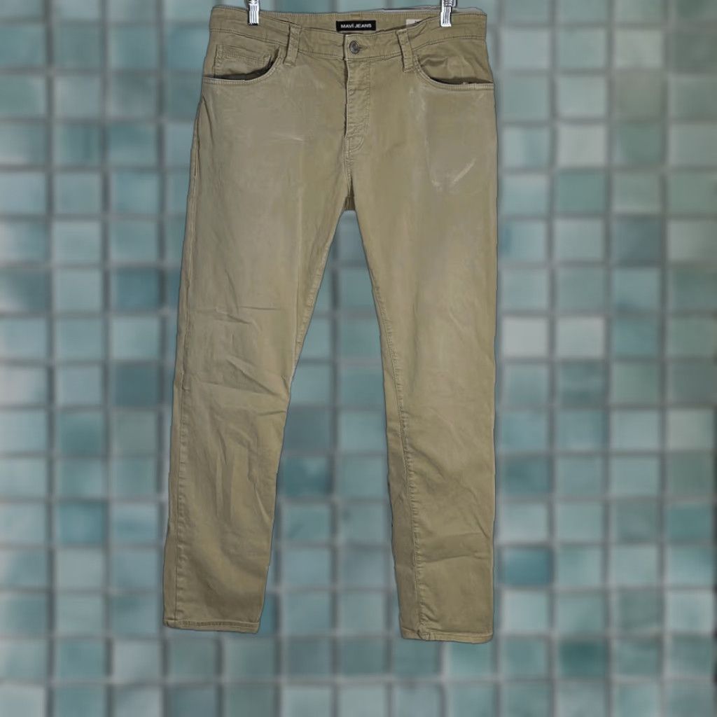 Vintage **MAVI Men's Size 35 Khaki Stretch Chino Pants** User: MAVI Men's Size 35 Khaki Stretch Chino Pants Size US 35 - 1 Thumbnail