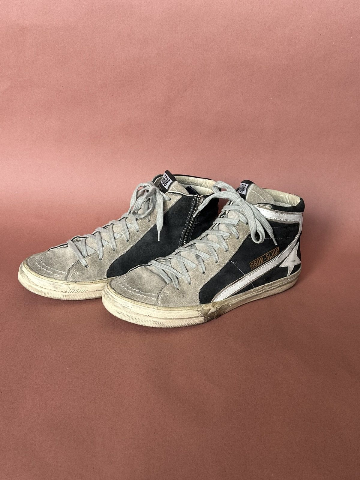 Golden Goose GGDB Slide Hi-tops Size US 10 / EU 43 - 2 Thumbnail
