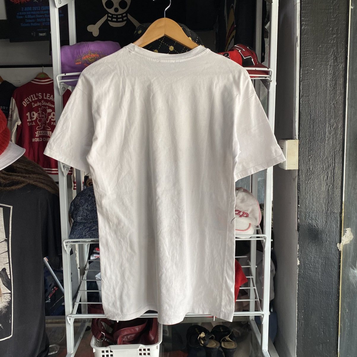 Anime Bershka x Evangelion vintage design white tee rare Size US M / EU 48-50 / 2 - 2 Thumbnail