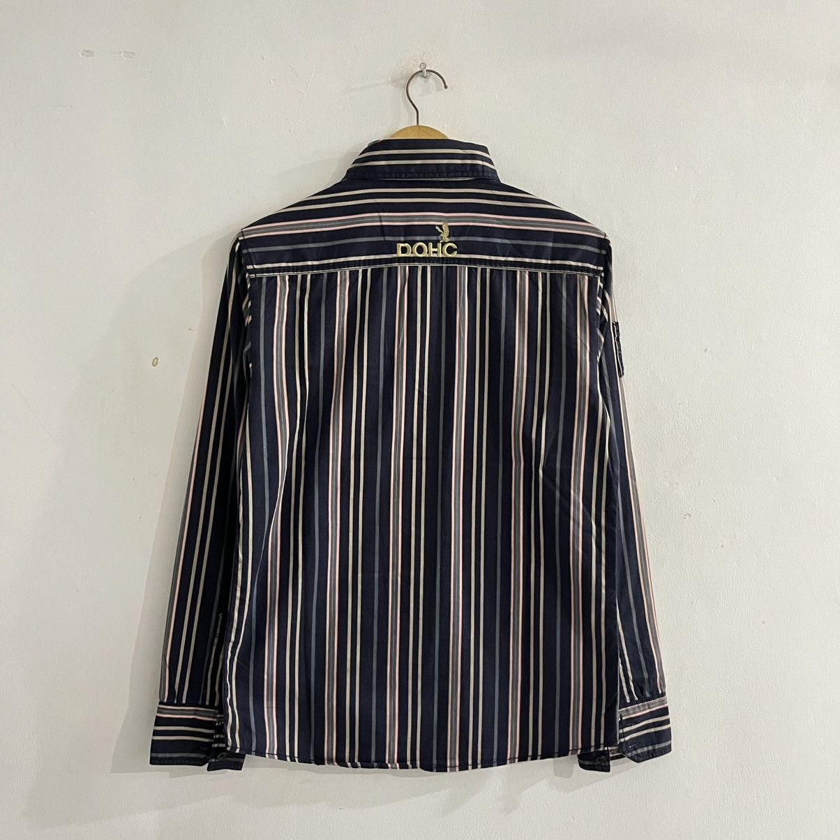 Japanese Brand DOHC - Striped LS Button Up Shirt Size US M / EU 48-50 / 2 - 8 Thumbnail