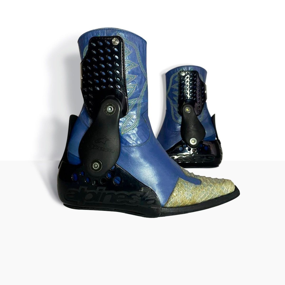 Alpinestars × Japanese Brand × Vintage 1of1 Cowboy Boots Size US 6.5 / IT 36.5 - 2 Thumbnail