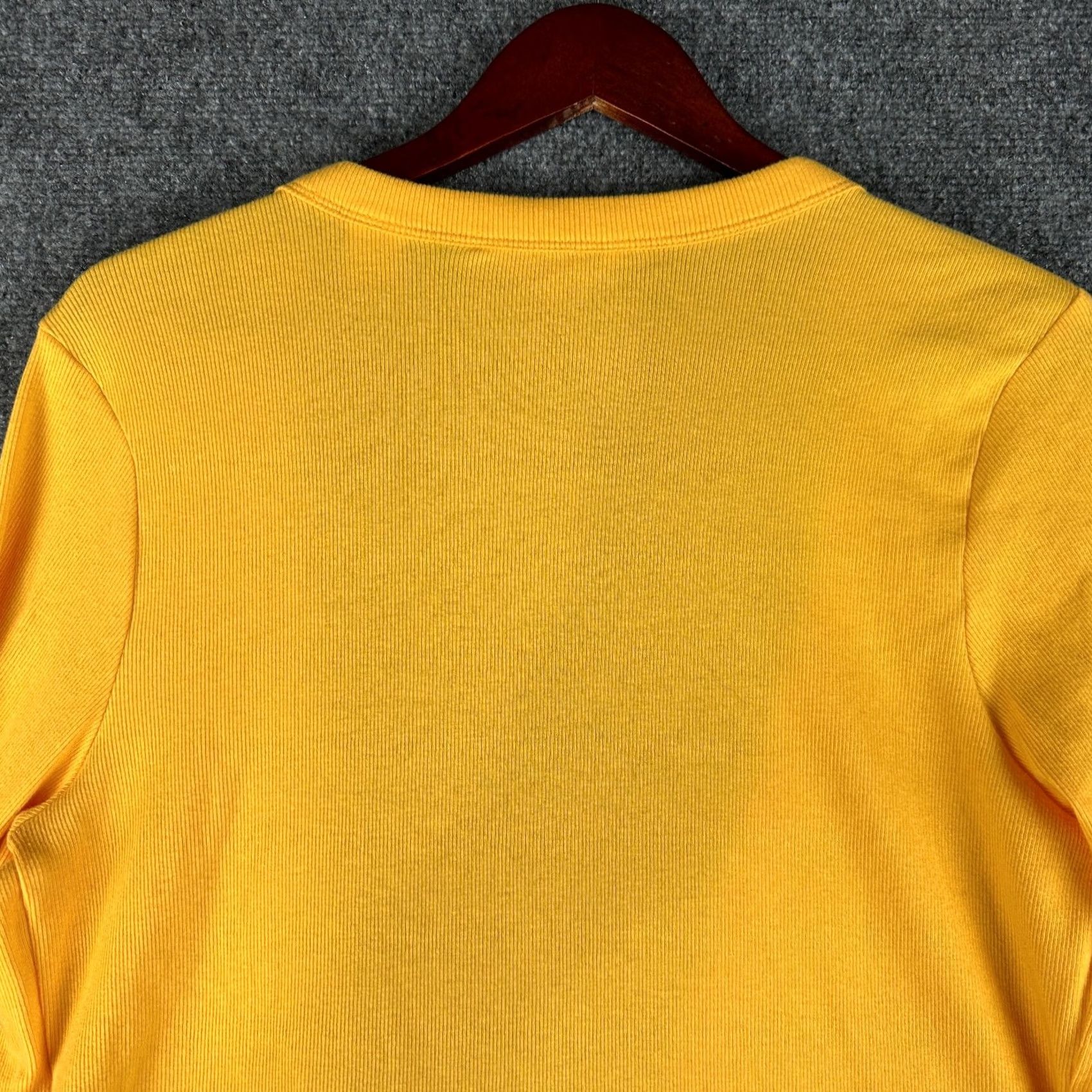 Levi's Levi's Sweater Cardigan Womens XL Yellow Cotton Blend Knit Open Tie Hem Long Sleeve V-Neck Casual Modern 90s? Size XL / US 12-14 / IT 48-50 - 7 Thumbnail