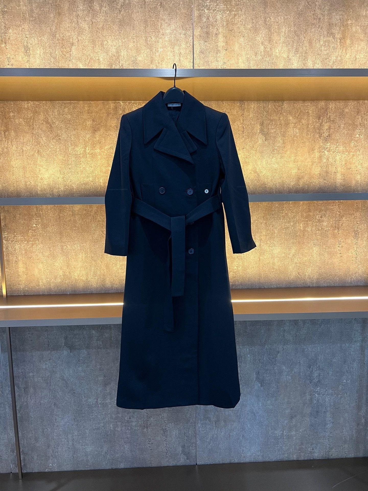 Celine Celine Double-Breasted Trench Coat Size XXS / US 00 / IT 34 - 1 Thumbnail