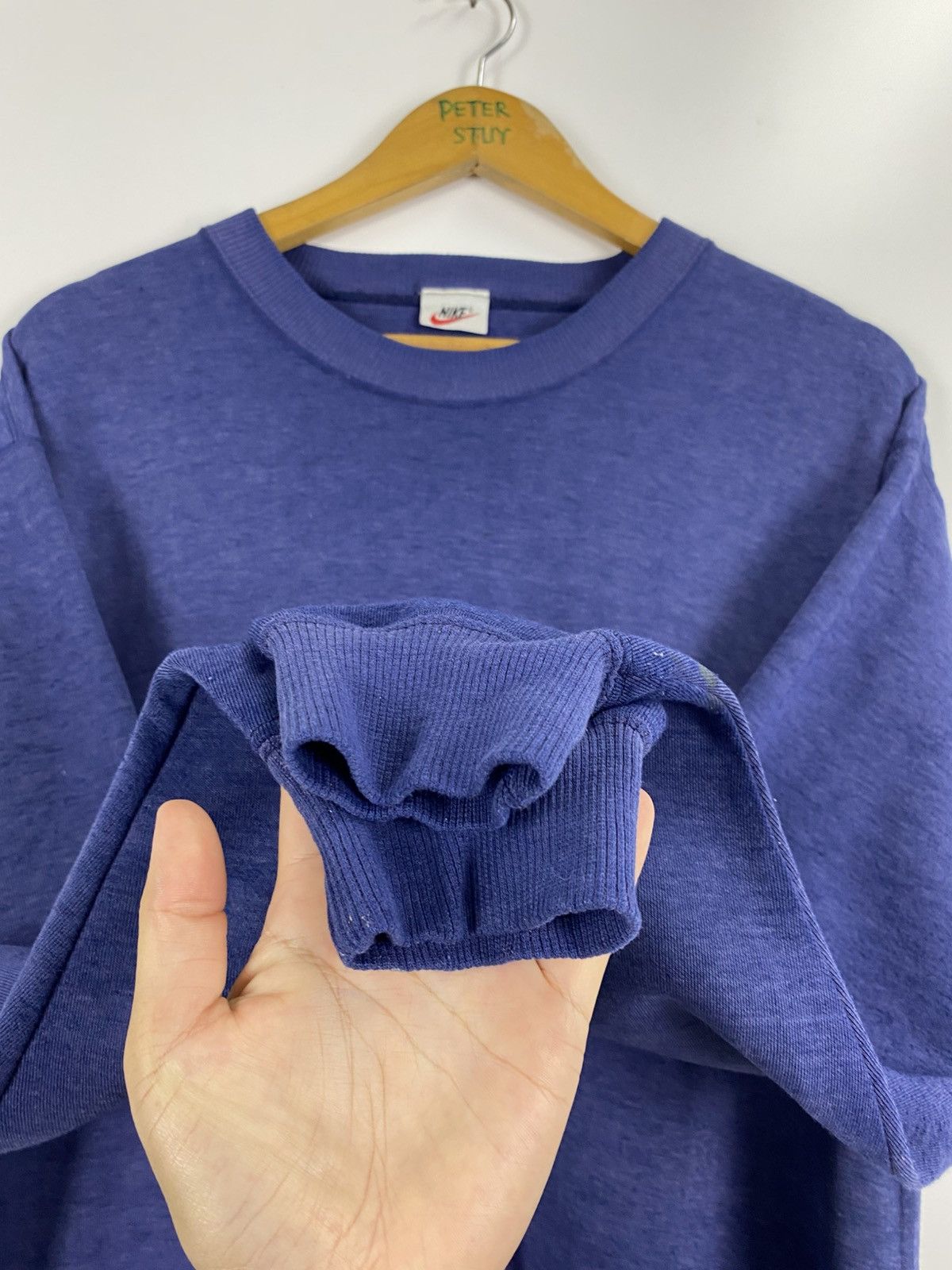 Nike × Vintage Vintage Nike Swoosh Sweatshirt Size US L / EU 52-54 / 3 - 9 Thumbnail