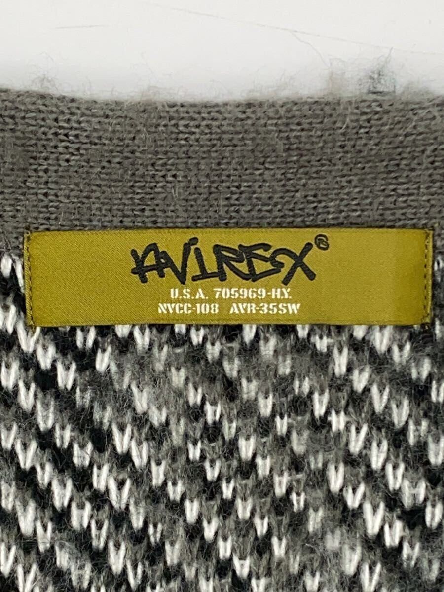 Avirex Avirex Stripe Mohair Like Cardig Acrylic Cardigan Green Size US L / EU 52-54 / 3 - 3 Thumbnail