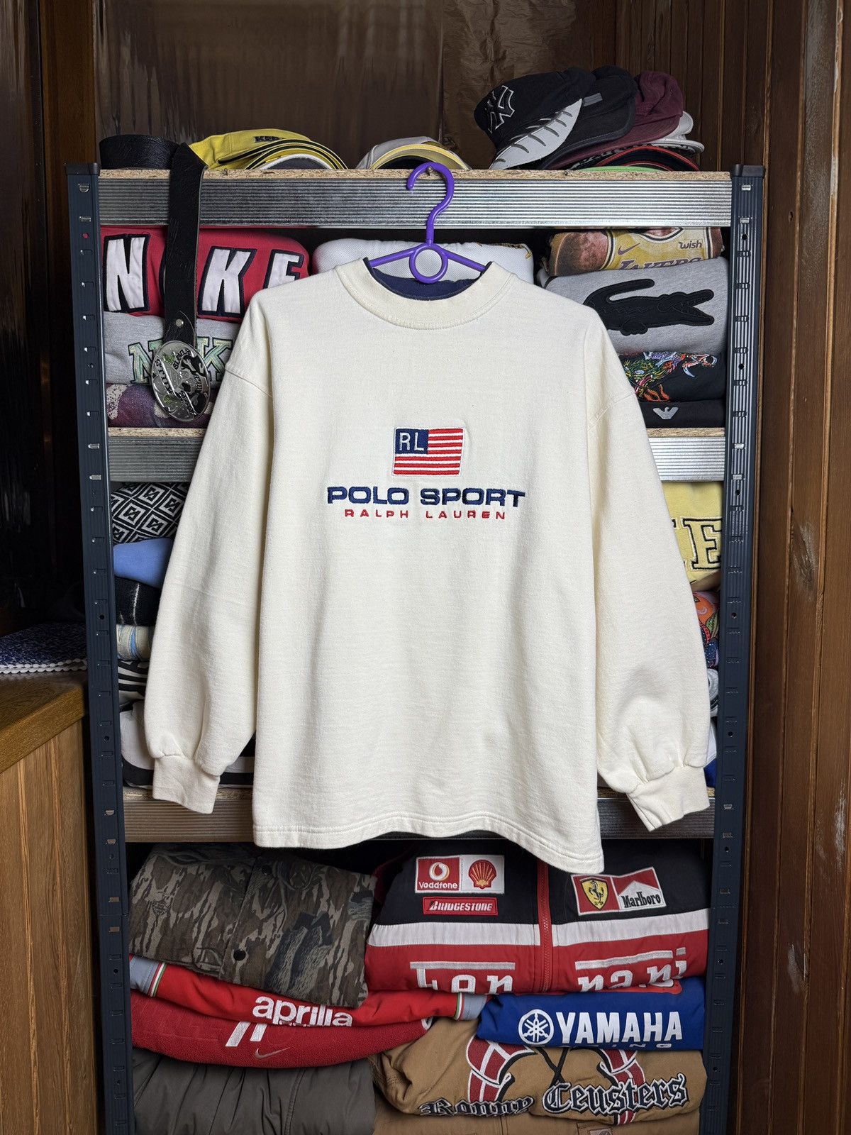 Vintage Vintage Bootleg Polo Ralph Lauren Sweatshirt Size US L / EU 52-54 / 3 - 1 Thumbnail