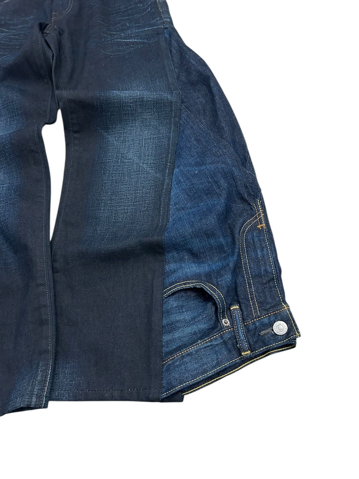 Levi's Y2k Levis Rework Upcycled Wide Leg Jeans Size US 29 - 4 Thumbnail