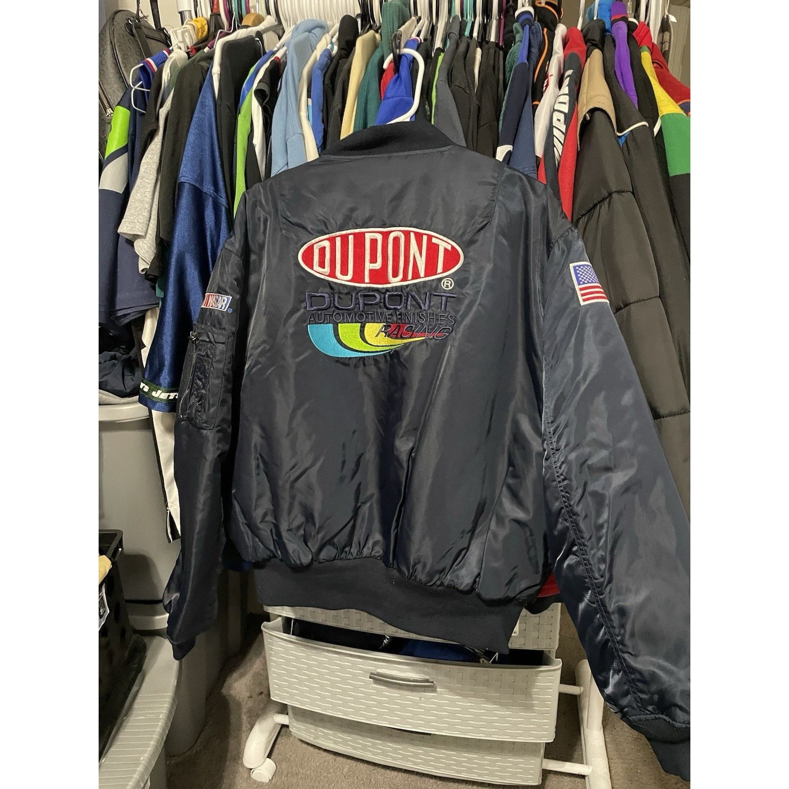 Chase Authentics SIZE L-VTG JEFF GORDON Reversible NASCAR Racing Puff Jacket Size US L / EU 52-54 / 3 - 2 Thumbnail