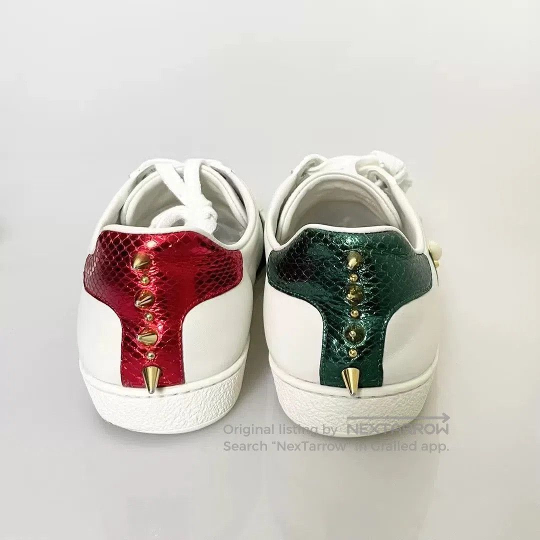 Gucci Gucci Pearl White Sneakers. Size US 8 / IT 38 - 5 Thumbnail