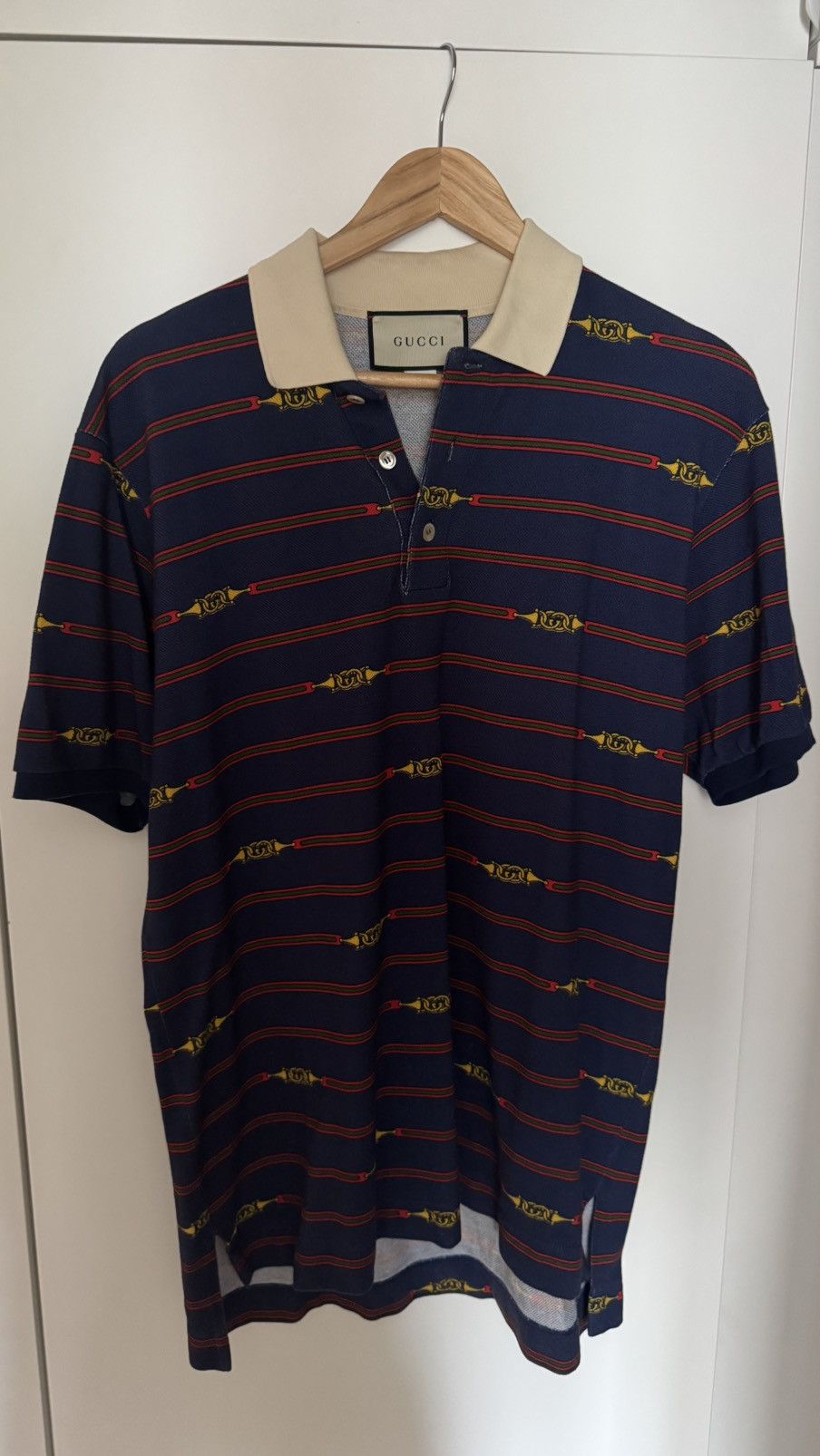 Gucci Gucci Horsebit Polo size M Size US M / EU 48-50 / 2 - 1 Thumbnail