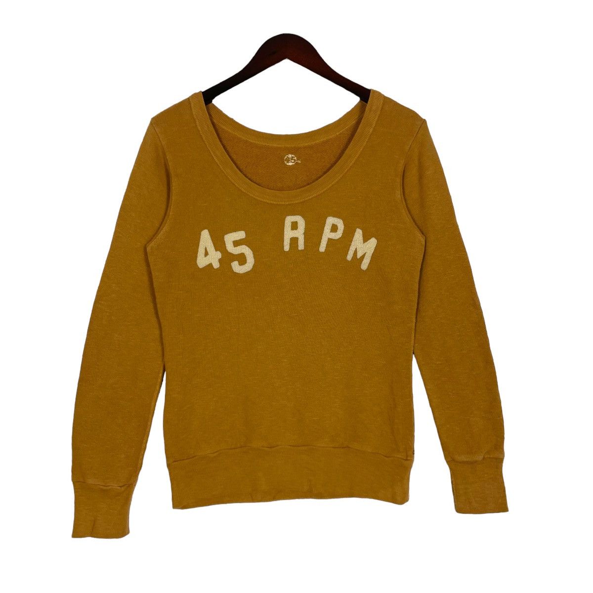 45rpm Vintage 45rpm Sweatshirt Women Spell Out Crewneck Japanese Size S / US 4 / IT 40 - 1 Thumbnail